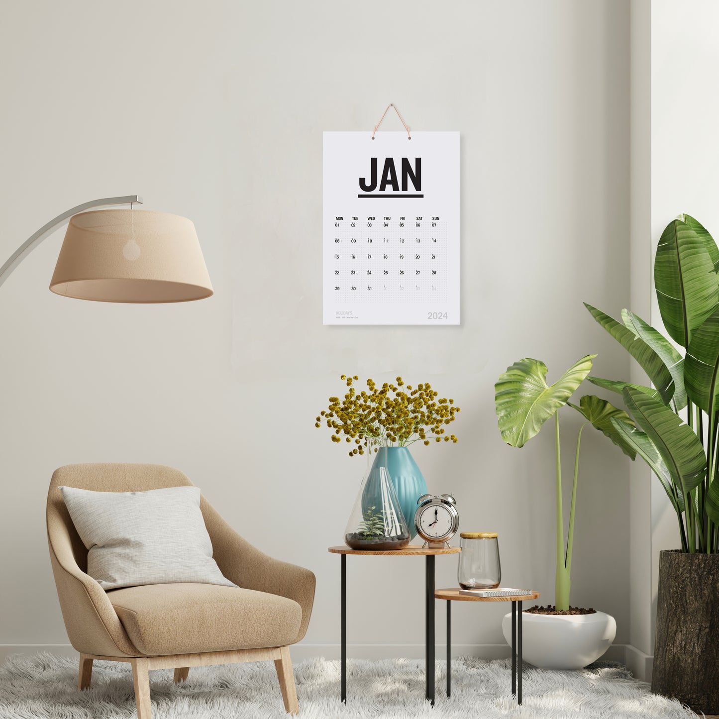 2026 Monthly Wall Calendar
