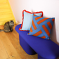 Linen Patchwork Cushion | Rill & Rust