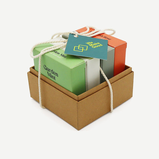 Natural Hand Soap Bar Gift Set of 4
