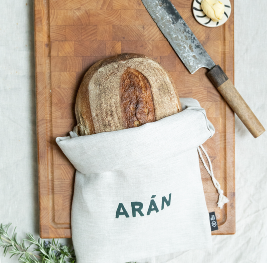 Arán Irish Linen Bread Bag