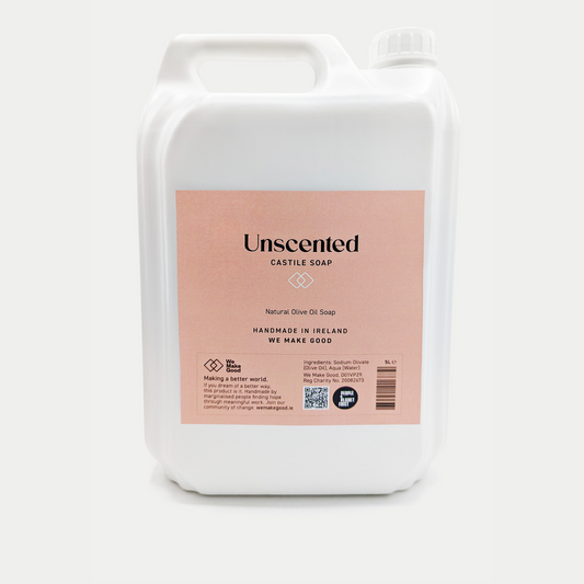 Unscented Liquid Castile Soap 5 litres